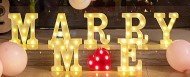 Marry Me LED Sign